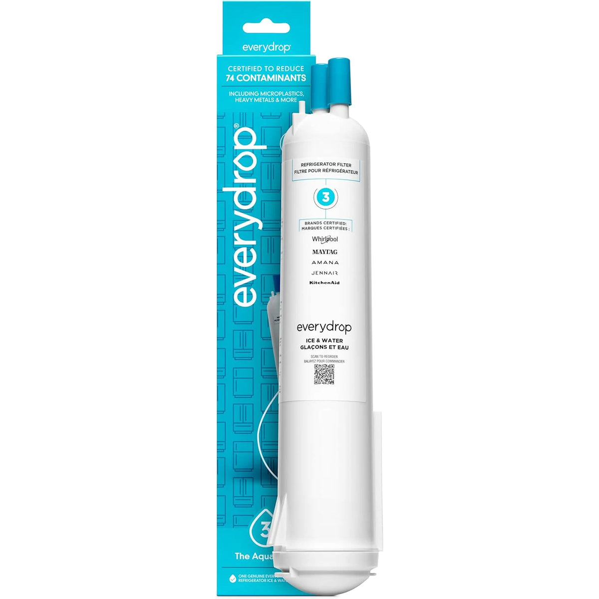 EDR3RXD1 Refrigerator Water Filter 3