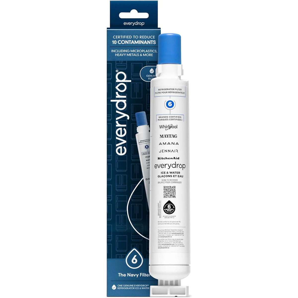 EDR6D1 Refrigerator Water Filter 6