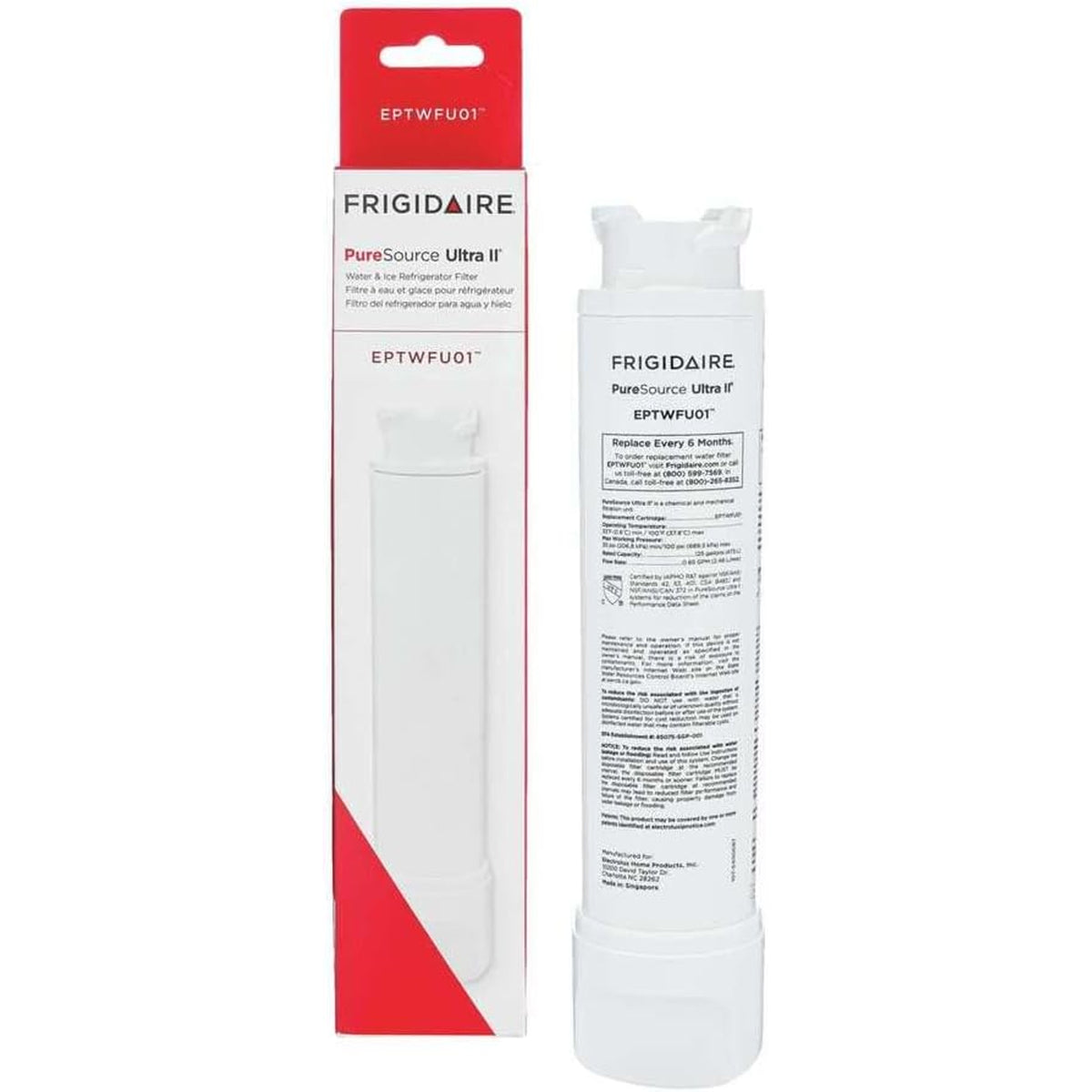 Frigidaire EPTWFU01 PureSource Ultra II Refrigerator Water Filter